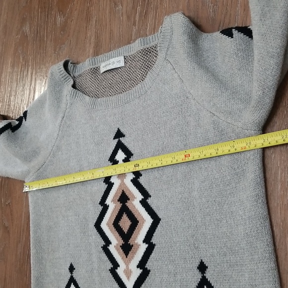 (M) Wanna B Me Knit Sweater Cozy Oversized Loungewear Eclectic Super Soft Warm - Picture 6 of 8